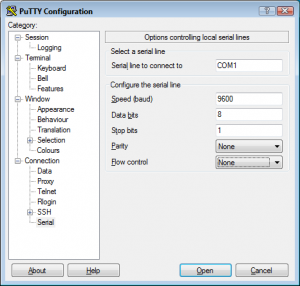 วิธีใช้ PuTTY เป็น Serial port terminal | BA-NA-NA